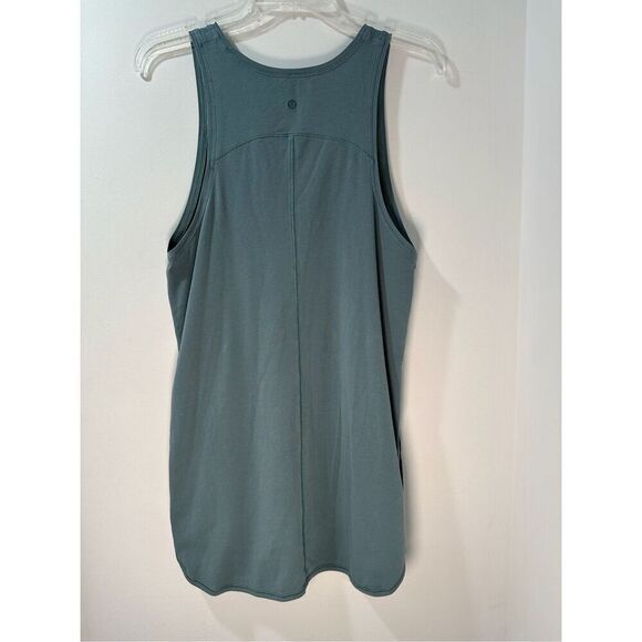 Lululemon Cool Racerback women’s teal tank top size 8. #24-1781 - Picture 3 of 5